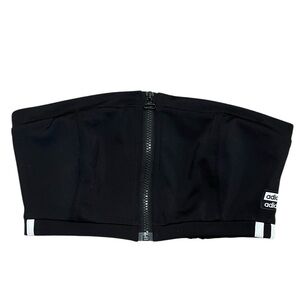 Adidas 2019 Reveal Your Voice Limited addition zip front strapless tube top. S.